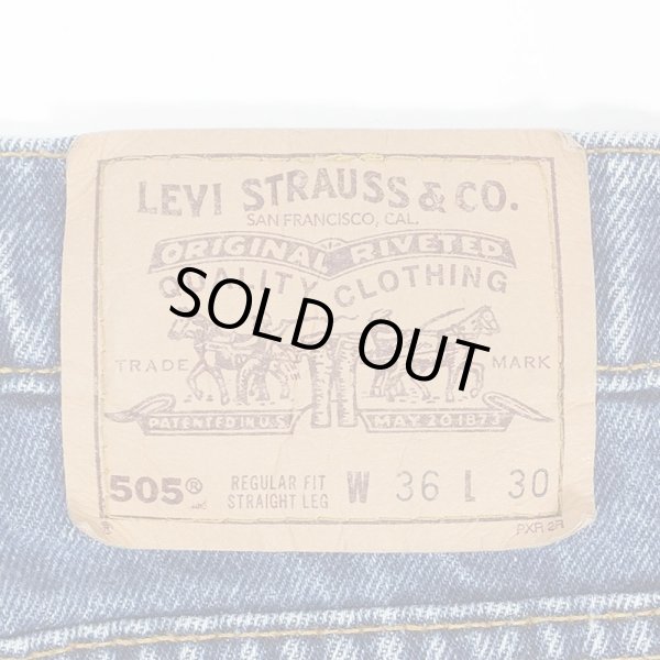 画像3: 90's Levi's 505 デニムパンツ "MADE IN USA / W36 L30" (3)