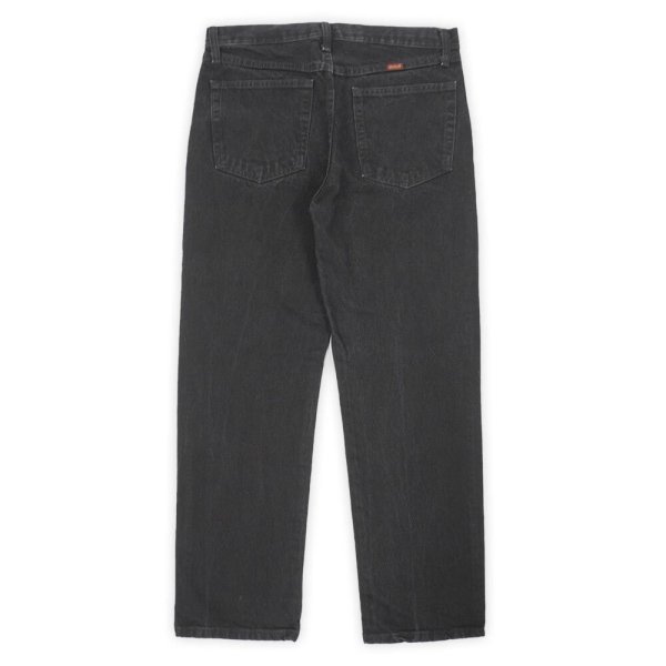 画像2: 00's RUSTLER ブラックデニムパンツ "W32 L30" (2)