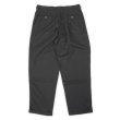 画像2: 90's Claiborne 2タック コットンリネントラウザー "BLACK / W34 L30" (2)
