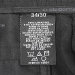画像3: 90's Claiborne 2タック コットンリネントラウザー "BLACK / W34 L30" (3)