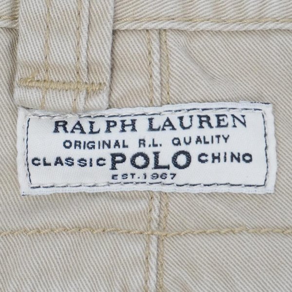 画像3: 00's Polo Ralph Lauren チノカーゴショーツ "W35 / BEIGE" (3)