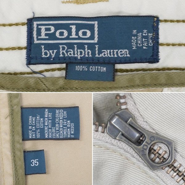 画像4: 00's Polo Ralph Lauren チノカーゴショーツ "W35 / BEIGE" (4)