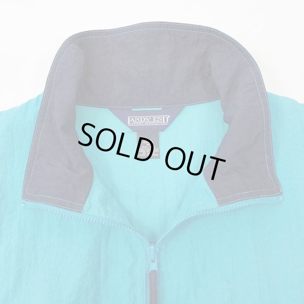 画像3: 90's LANDS' END ハーフジップ ナイロンジャケット (3)