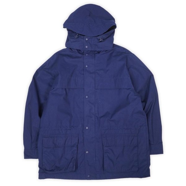画像1: 90's Eddie Bauer ウールライナー マウンテンパーカー "白タグ / NAVY" (1)