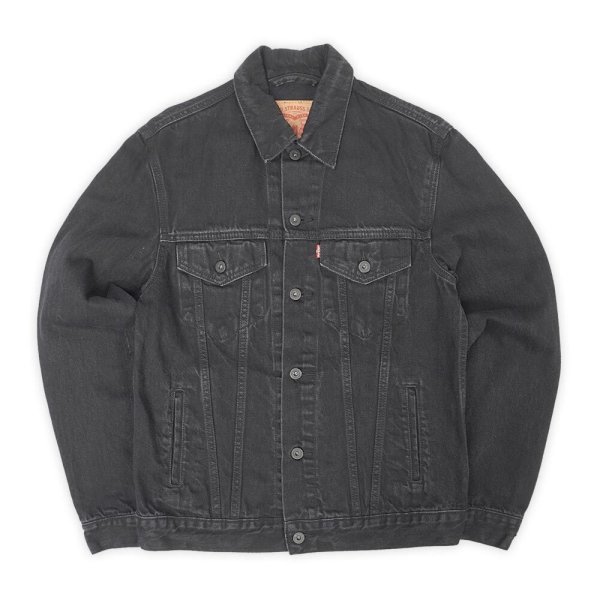 画像1: 00's Levi's ブラックデニムジャケット (1)