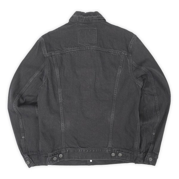 画像2: 00's Levi's ブラックデニムジャケット (2)
