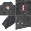 画像4: 00's Levi's ブラックデニムジャケット (4)