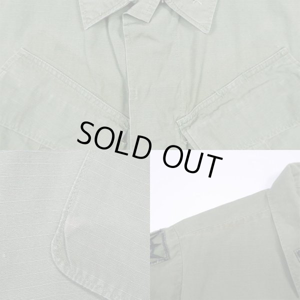 画像4: 60's US.ARMY ジャングルファティーグジャケット "MEDIUM-LONG" (4)