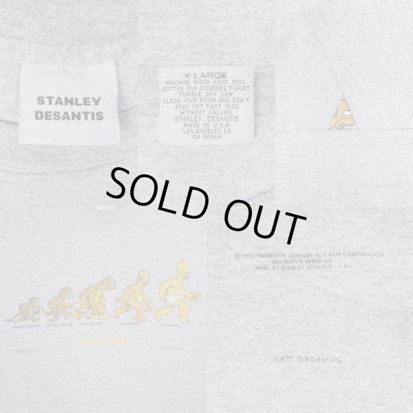 画像2: 90's THE SIMPSONS プリントTシャツ “STANLEY DESANTIS / MADE IN USA” (2)