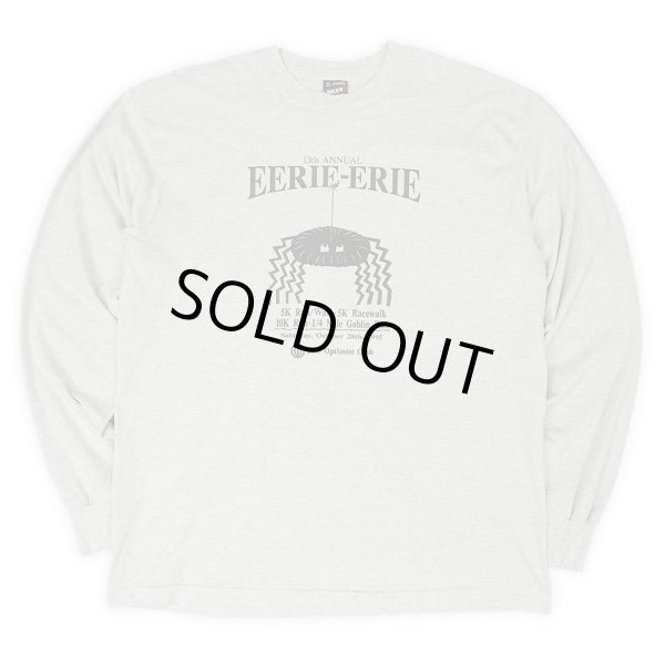 画像1: 90's EERIE-ERIE L/S 両面プリントTシャツ "MADE IN USA" (1)