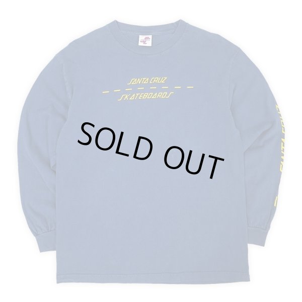 画像1: 00's SANTA CRUZ L/S プリントTシャツ “NAVY” (1)