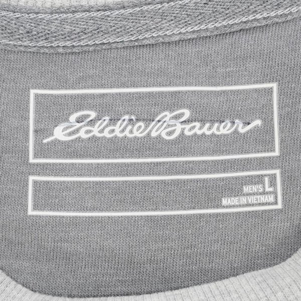 画像2: 00's Eddie Bauer 前V サーマルカットソー "DEADSTOCK / LIGHT GRAY" (2)