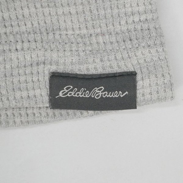 画像3: 00's Eddie Bauer 前V サーマルカットソー "DEADSTOCK / LIGHT GRAY" (3)