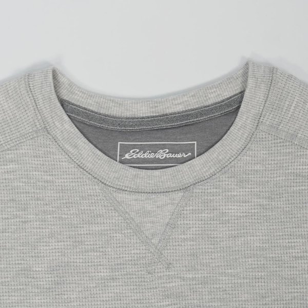 画像4: 00's Eddie Bauer 前V サーマルカットソー "DEADSTOCK / LIGHT GRAY" (4)