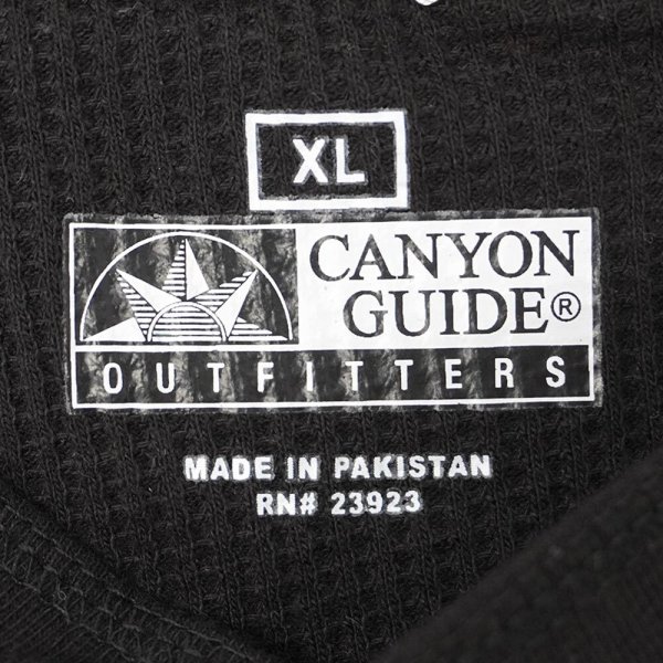 画像2: 00's CANYON GUIDE へンリーネック サーマルカットソー "DEADSTOCK" (2)