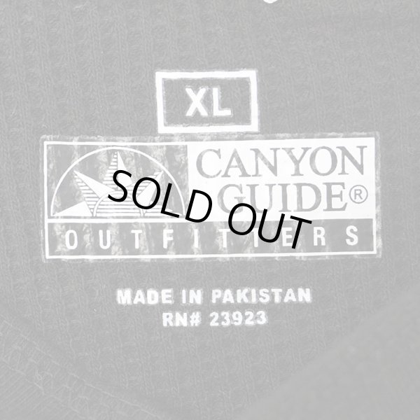 画像2: 00's CANYON GUIDE へンリーネック サーマルカットソー "DEADSTOCK" (2)