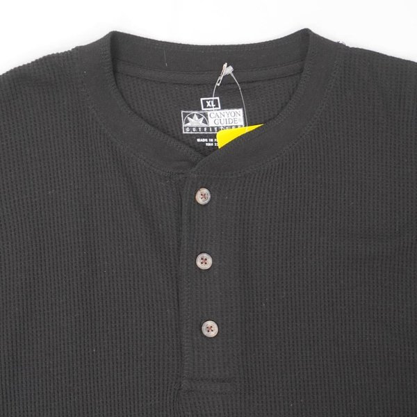 画像3: 00's CANYON GUIDE へンリーネック サーマルカットソー "DEADSTOCK" (3)