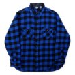 画像1: 80's Woolrich ブロックチェック柄 ウールシャツ "MADE IN USA" (1)