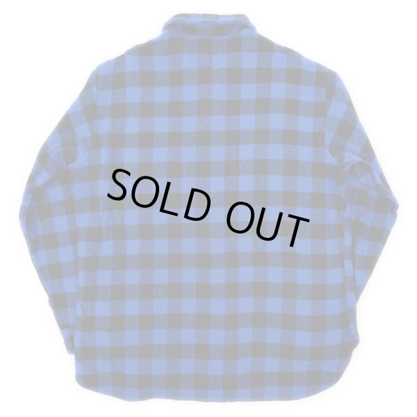 画像2: 80's Woolrich ブロックチェック柄 ウールシャツ "MADE IN USA" (2)