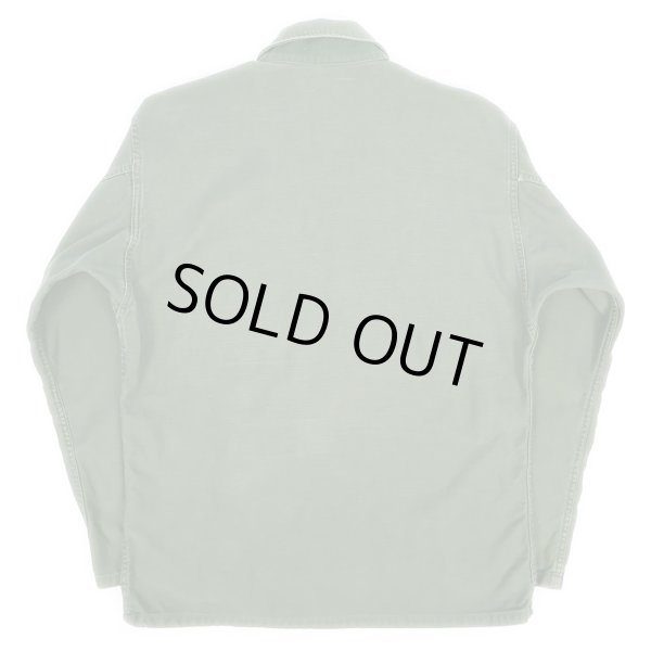 画像2: 50's US.ARMY コットンサテン ユーティリティーシャツ "1st 初期型" (2)