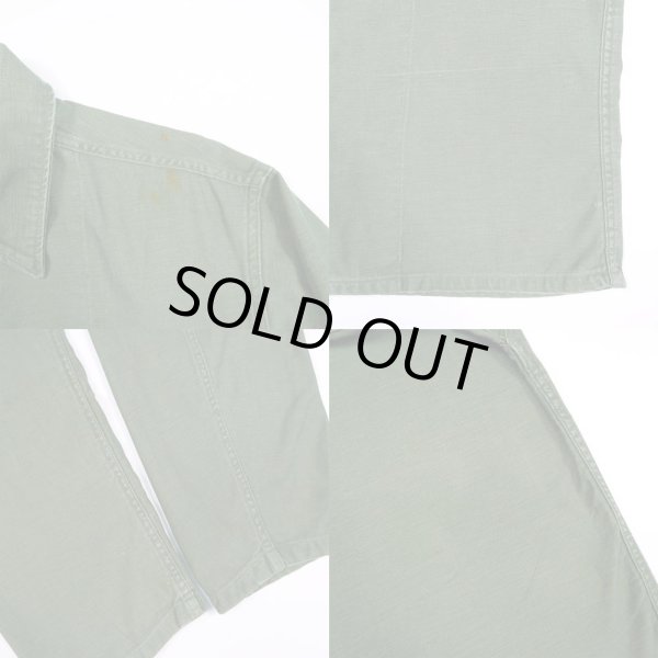 画像4: 50's US.ARMY コットンサテン ユーティリティーシャツ "1st 初期型" (4)