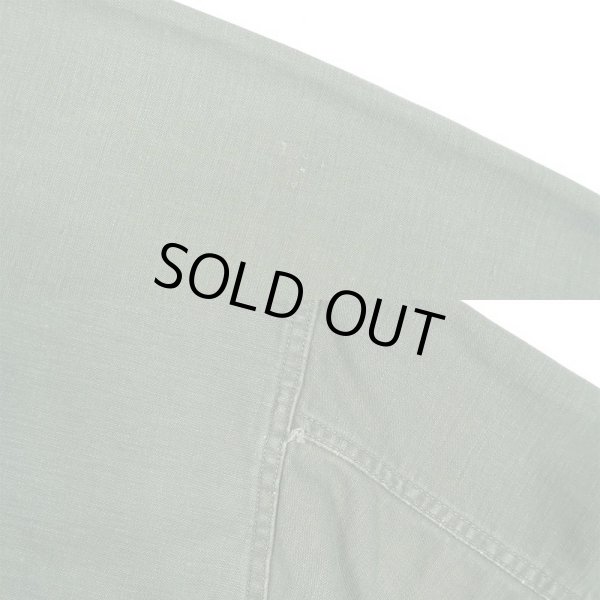 画像5: 50's US.ARMY コットンサテン ユーティリティーシャツ "1st 初期型" (5)