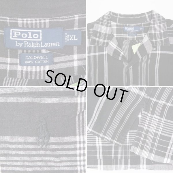 画像3: 90's Polo Ralph Lauren S/S オープンカラーシャツ "CALDWELL" (3)
