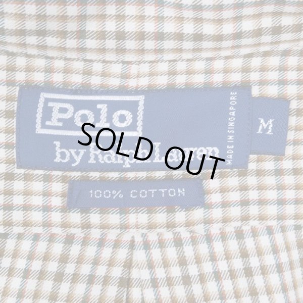 画像3: 90's Polo Ralph Lauren バンドカラーシャツ (3)