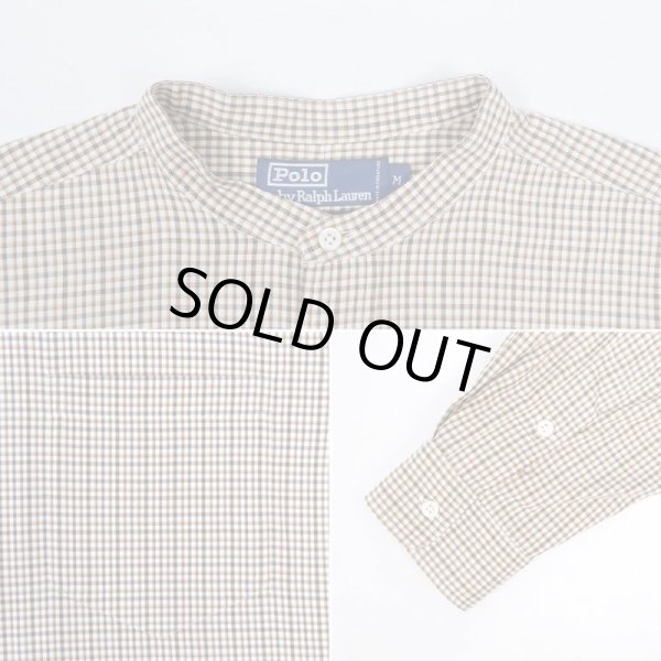 画像4: 90's Polo Ralph Lauren バンドカラーシャツ (4)