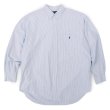 画像1: 90's Polo Ralph Lauren ストライプ柄 ボタンダウンシャツ "BIG SHIRT" (1)