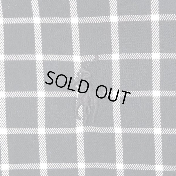 画像4: 90's Polo Ralph Lauren ボタンダウンシャツ "BLAKE / BLACK BASE" (4)