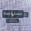 画像2: 90's Polo Ralph Lauren S/S ボタンダウンシャツ "BLAKE / NAVY Plaid" (2)