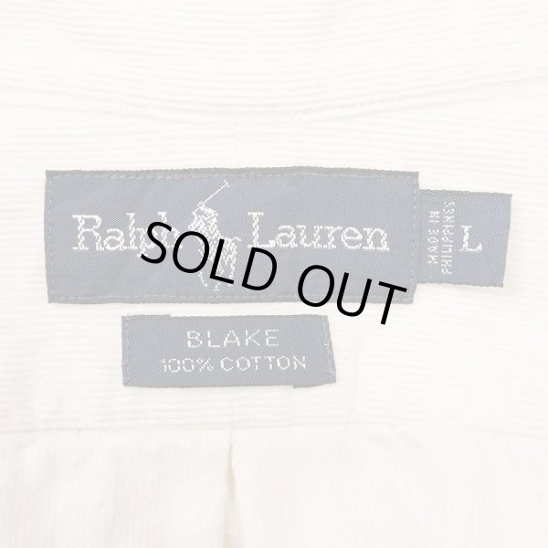 画像2: 90's Polo Ralph Lauren コーデュロイ ボタンダウンシャツ "BLAKE" (2)