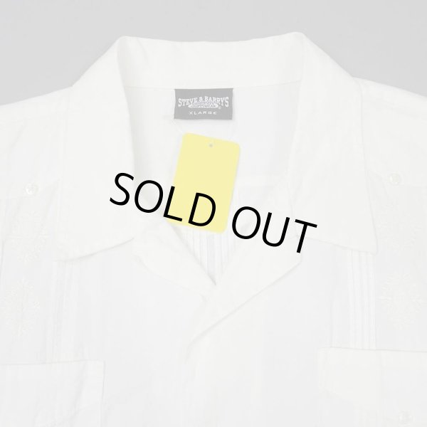画像3: 90's STEVE AND BARRY'S S/S コットンキューバシャツ (3)