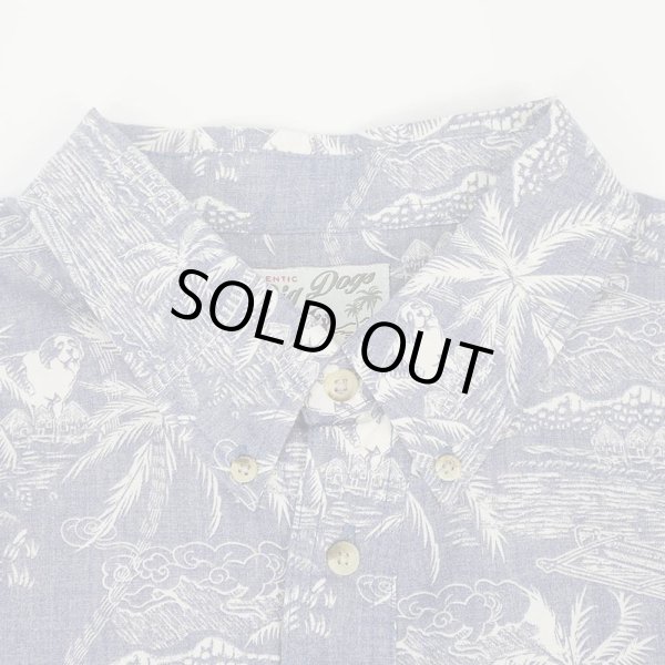 画像3: 90's BIG DOGS 総柄 S/S ボタンダウンシャツ (3)