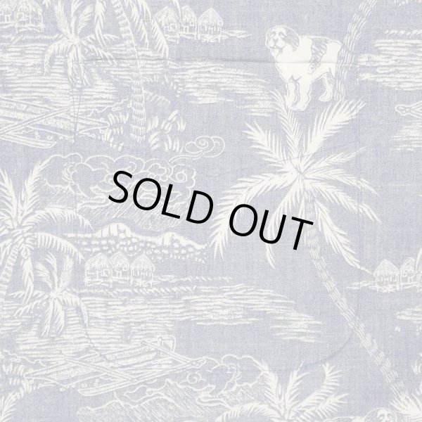 画像4: 90's BIG DOGS 総柄 S/S ボタンダウンシャツ (4)