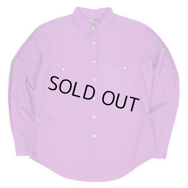 画像1: 90's Polo Ralph Lauren ウエスタンシャツ (1)