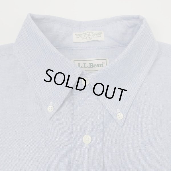 画像3: 90's L.L.Bean オックスフォード ボタンダウンシャツ “SAX BLUE / MADE IN USA” (3)