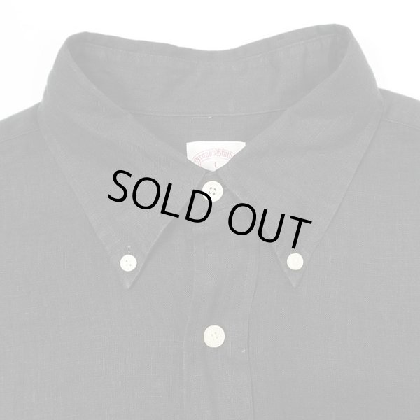 画像3: 00's Brooks Brothers リネンボタンダウンシャツ “BLACK” (3)