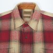 画像3: Late 90's ST JOHN'S BAY ヘビーネルシャツ "Red Ombre Plaid" (3)