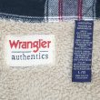 画像2: 00's Wrangler ボアライナー フランネルシャツ "BLACK Plaid" (2)