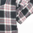 画像4: 00's Wrangler ボアライナー フランネルシャツ "BLACK Plaid" (4)