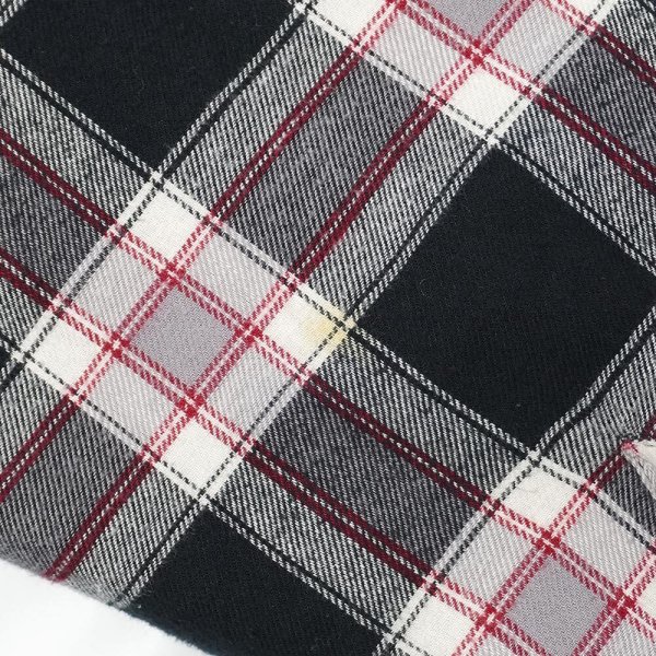 画像5: 00's Wrangler ボアライナー フランネルシャツ "BLACK Plaid" (5)