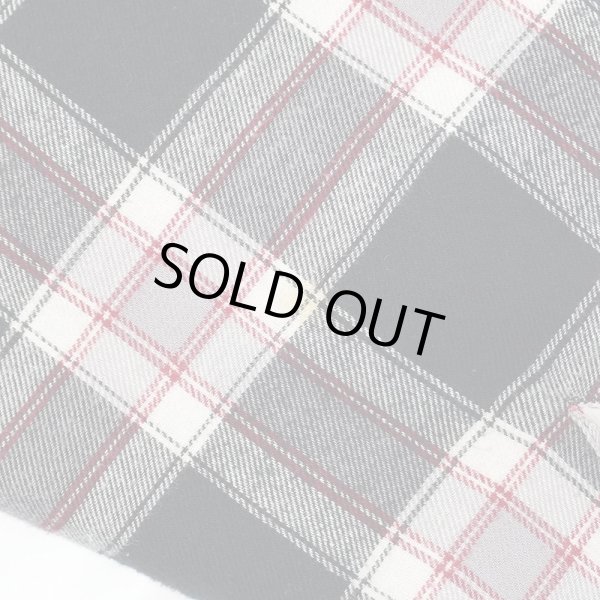 画像5: 00's Wrangler ボアライナー フランネルシャツ "BLACK Plaid" (5)