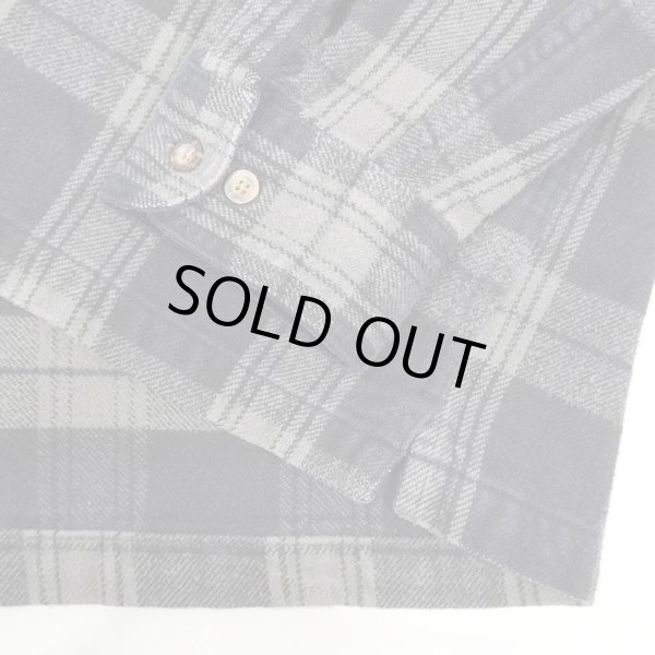 画像4: Late 90's ST JOHN'S BAY ヘビーネルシャツ "Dark Navy Plaid" (4)