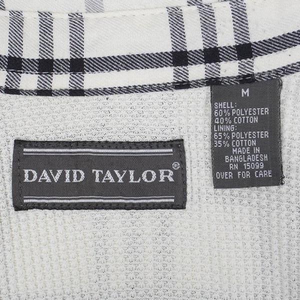 画像2: 90's DAVID TAYLOR サーマルライナー ネルシャツ (2)