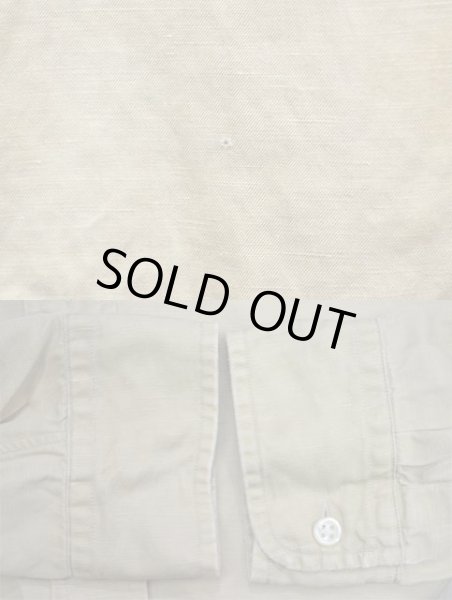 画像4: 90's Polo Ralph Lauren ボタンダウンシャツ “BLAKE / SILK×LINEN” (4)
