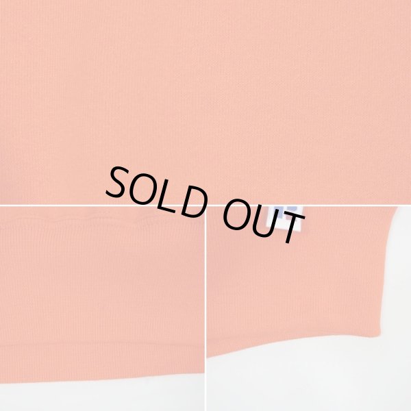 画像5: 90-00's RUSSELL 前V ブランクスウェット "ORANGE / DEADSTOCK" (5)