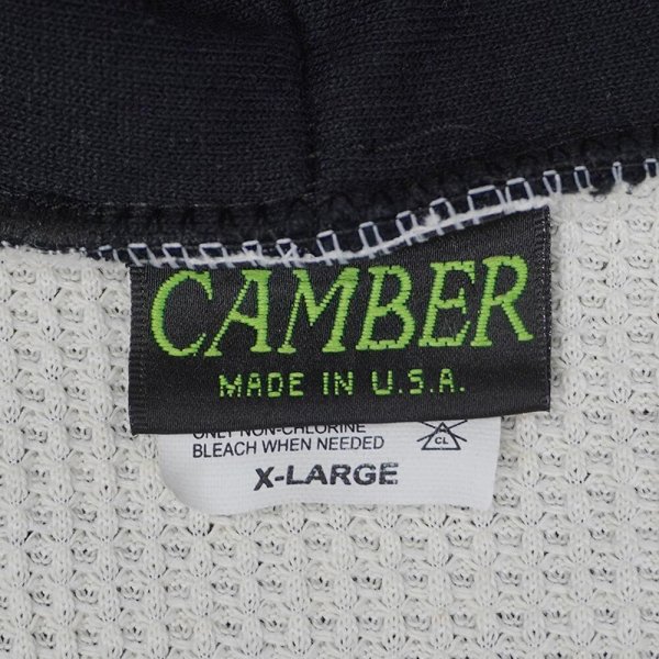 画像2: 00's CAMBER 裏サーマル フルジップ スウェットパーカー "MADE IN USA / DEADSTOCK" (2)