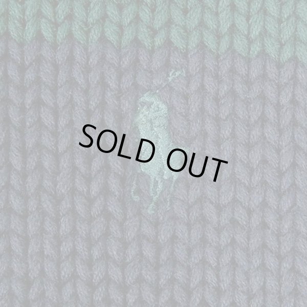 画像3: 90's Polo Ralph Lauren ボーダー柄 コットンニット (3)